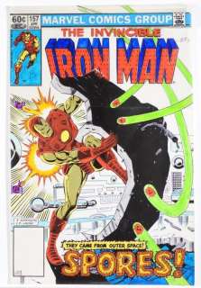 Marvel Comics Iron Man #157 Cover Color Guide | Bruneau & Co. Auctioneers