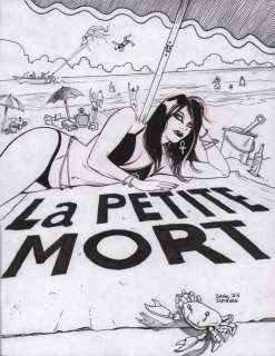 Dave Devries - Death (Sandman) on the Beach For Unlucky Parasailer - Signed - 2023