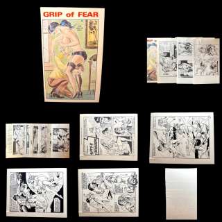 VINTAGE VERY RARE COMIC BOOK GRIP of FEAR Classic Fetish Art | misc / divers
