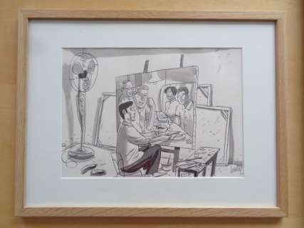 Loustal, Jacques de | Dessin original  - Vietnam, paru dans "Dessins d’ailleurs"  - (2010) | Catawiki