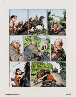 Grażyna Foltyn-Kasprzak \ Graza (1953) | Grażyna Foltyn-Kasprzak / Graza | "Thorgal. Kriss de Valnor", tom 2, blaudruk i diapozytyw nr 20, około2012 | Desa Unicum