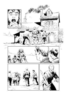 Pablo de Bonis | Red Sonja issue 1, page 13 – ARTIST PROOF | NRisso Art