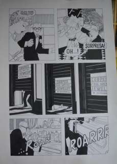 Micheluzzi, Attilio - Original plate "Pezzi da esposizione" for Splatter no. 1 page 6 (1989) | Catawiki