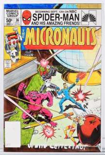 Marvel Comics Micronauts #36 Cover Color Guide Art | Bruneau & Co. Auctioneers