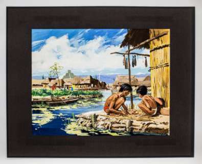 JOUBERT Pierre (1910 2002), peinture originale Ã  la gouache sur canson pour l’illustration de l’albu… | Maison Good