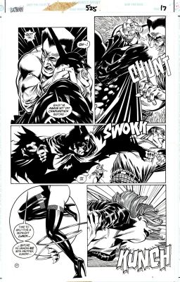 John Beatty, Kelley Jones - Batman #525 P 17 (Batman Battles Mr. Freeze‘s Henchmen: Ice And Cube!) 1995