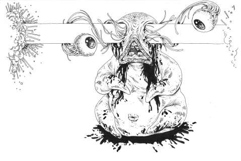 Zoe Thorogood | The Binding of Isaac - The Bloat Toy Design / Box Art | Zoe Thorogood