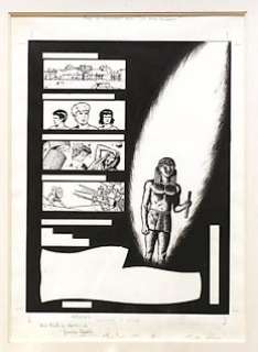 Martin, Jacques - Page de lancement originale - Alix - Le Dieu Sauvage / Alex - Het Afgodsbeeld - (1969) | Catawiki