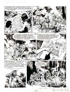 Lot #305 | Dany. Planche originale Histoire sans héros | BDEnchères