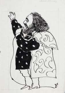 Jerzy Flisak (1930 - 2008) | Jerzy Flisak | Demis Roussos, karykatura | Desa Unicum