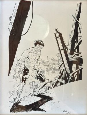 Invincible - Original Art by Ryan Ottley and Cliff Rathburn - Unused Comic Panel | eBay US