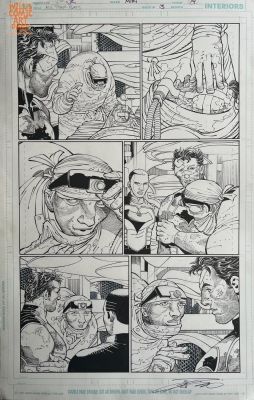 John Romita Jr. Danny Miki | All-Star Batman 3 Pg 14 (Dc, 2016) Batcave aka Underground Surgical Center | Will’s Comic Art Page