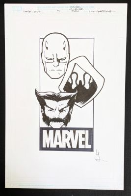 Lee Garbett | Daredevil #5 – Cover Corner Box – Original Art | Lee Garbett