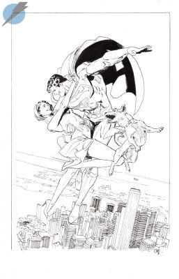 Clay Mann | Superman Unlimited Issue 1 Page Cover | Felix Comic Art