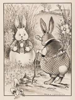 HARRISON CADY (1877-1970) "Peter Rabbit was very indignant." [CHILDRENS / RABBITS]