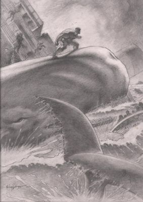 Mike Netzer | Defenders #88 Pencil Cover Reinterpretation - Signed - 2017 | Anthony’s Comic Book Art