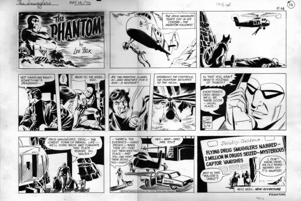 Barry, Sy - Phantom Sunday 5/14 1972, Phantom, Devil Defeat Smugglers, Finale | Cool Lines Art
