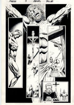 Paul Abrams Maria Beccari | Mantra Spear of Destiny - 1995 Ultraverse / Malibu Issue 1 Page 3 | Catskill Comics