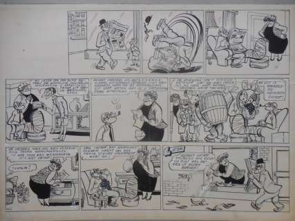 Sleen, Marc - Original gag page - Oktaaf Keunink- (1950s) | Catawiki
