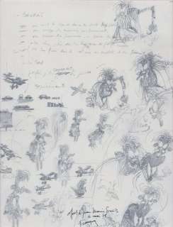 André Franquin (1924-1997) | Études pour Les Idées Noires, 1978 | Fauve Paris