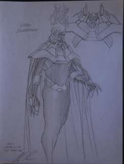 Original Signed Sketch By Alex Ross - Lord Sovereign | Catawiki