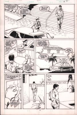 Tony Dezuniga | Iron Man #275 P.41 - Tony Takes a Drive Across Town - 1991 | Anthony’s Comic Book Art