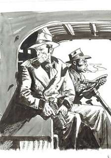Bernet, Jordi - unpublished original illustration "Torpedo e Rascal" 