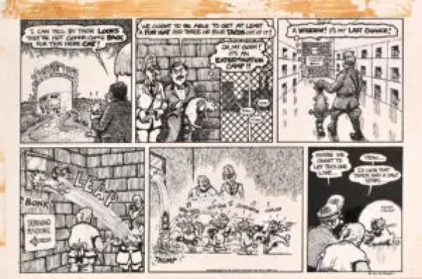 Gilbert Shelton | Fat Freddy’s cat – Animal Camp | La Galerie de la Bande Dessinée