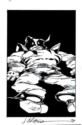 Jim Calafiore | Wolverine Pinup (Being Sold As Unpublished!) 1999 | Romitaman