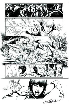 Alvaro Martinez Bueno, John Lucas | Ultimate Comics X-Men #30 P 6 (X-Men Battle Sentinels!) | Romitaman