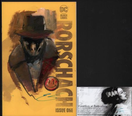 Esteban Maroto | Rorschach #1 Oa Painted Sketch Cover - Signed - with Coa - 2022 | Anthony’s Comic Book Art