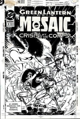 Chris Wozniak | Green Lantern: Mosaic #6 Cover (1992) | Romitaman