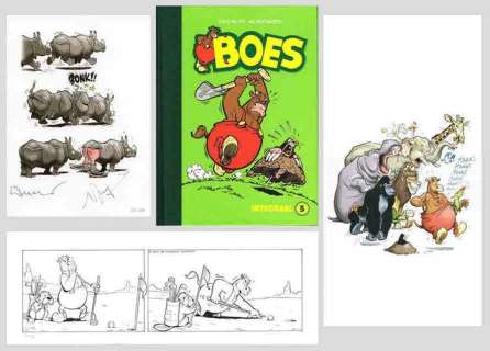 Boes - Luxe editie Boes Integraal deel 3 - N° 67/80 met originele strook in speciale map + ex-libris - hc met linnen rug | Catawiki
