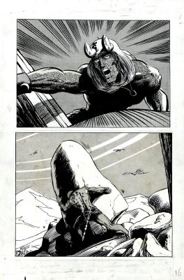 Barry Windsor Smith | Kull of Atlantis P 17 Semi-Splash (Precursor To Conan the Barbarian #1) 1970 | Romitaman