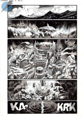 Nic Klein | The Infernal Hulk Issue 2 Page 3 | Felix Comic Art