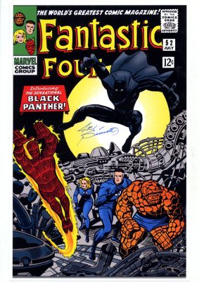 Joe Sinnott | Fantastic Four Print - Signed By Joe Sinnott Issue 52 | Catskill Comics