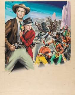 Cesselon Angelo - "La conquista del West (The Plainsman)", anni ´50 | Urania Casa d’Aste