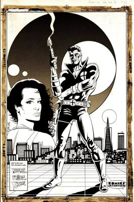 Al Gordon Pete McDonnell | League of Champions #5 Cover (The Huntsman & a Sexy Babe!) 1990 | Romitaman