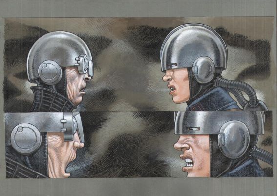 Beltran Fred | Strip original de Nathanaëlle - Rencontre avec Dukatchelian | Galerie Napoléon