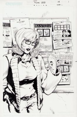 Karl Moline | Route 666 #19 Pg.1 - Interior Page - 2004 | Anthony’s Comic Book Art