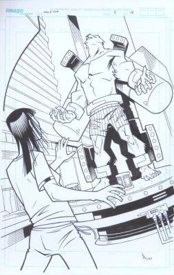 Jason Howard | Astounding Wolfman Issue 5 Page 18 | Splash Page