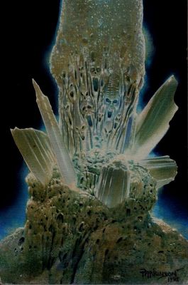 Keith Parkinson | Ice Elemental Guardians Collectible Fantasy Card Painting (Published Card Included!) | Romitaman