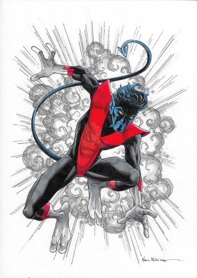 Alan Robinson | Nightcrawler Pinup X-Men | TDArt