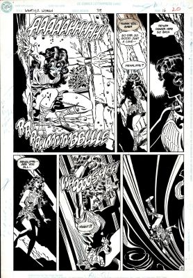 Chris Marrinan Mike Machlan | Wonder Woman #38 P16 (Wonder Woman in Every Panel!) 1990 | Romitaman