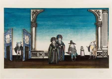 Luzzati Emanuele - "The Turkish in Italy", 1983 | Urania Casa d’Aste