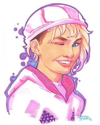 Charles Holbert, Jr | Spider-Gwen Head Shot Pinup Marvel | TDArt