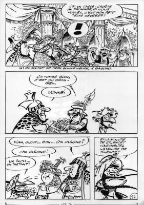 Tabary Jean | Planche originale 13 pour Iznogoud édition de poche de Jean Tabary | Galerie Napoléon