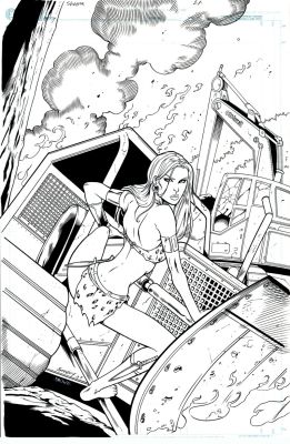 Tim Seeley | Sheena: Queen of the Jungle #1 Cover | Romitaman