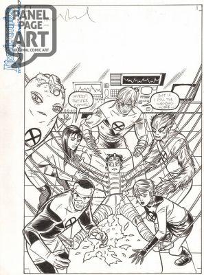 Mike Allred | X Force 119 Cover | Panel Page Art