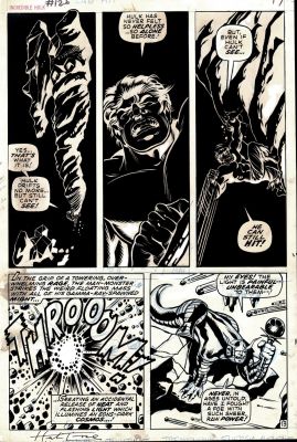 Herb Trimpe | Incredible Hulk #126 P 13 (Hulk in 3 of 5 Large Panels Battling the Nightcrawler!) 1969 | Romitaman